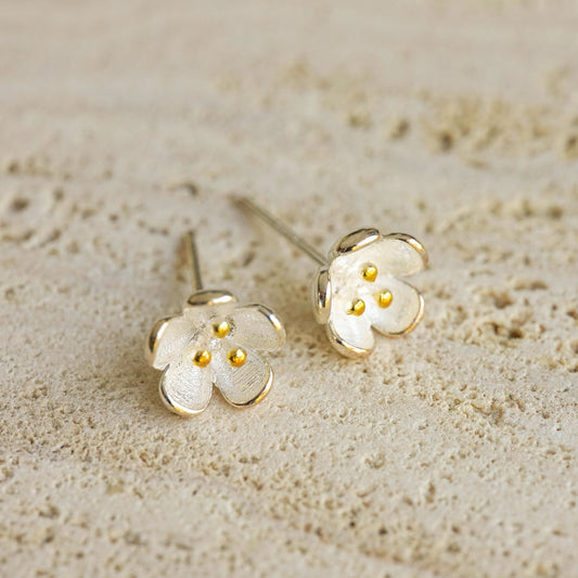 FLOWER STUD EARRINGS