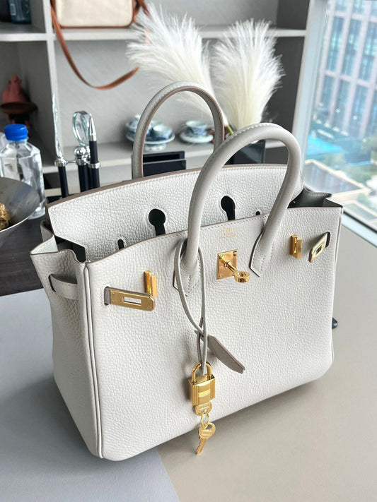Birkin 25 True White Epsom GHW