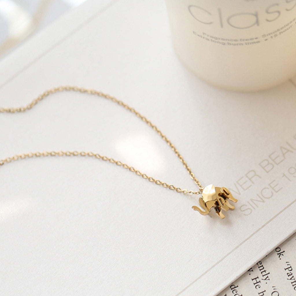 ELEPHANT NECKLACE - ADJUSTABLE CHAIN