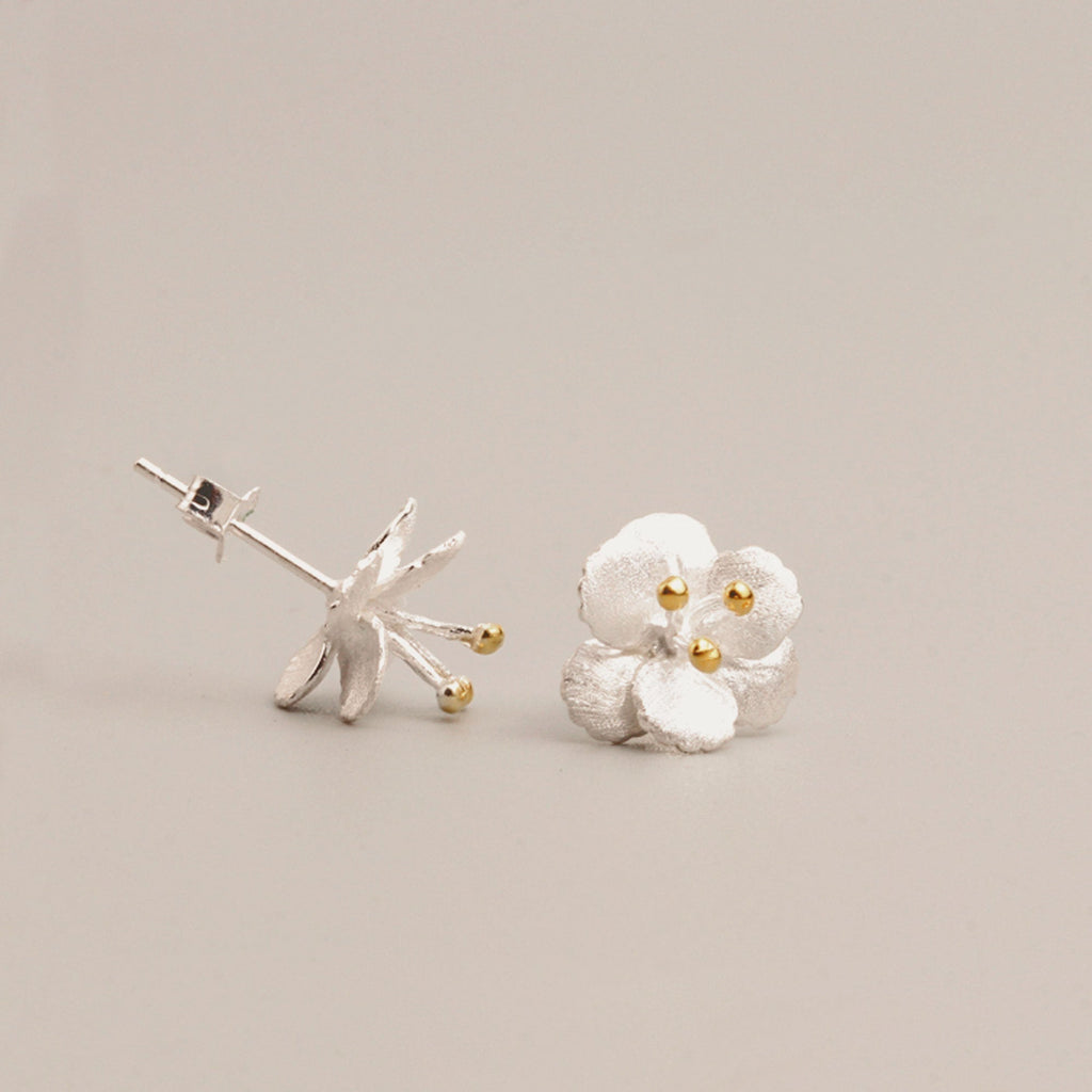 CRAB APPLE FLOWER EARRINGS