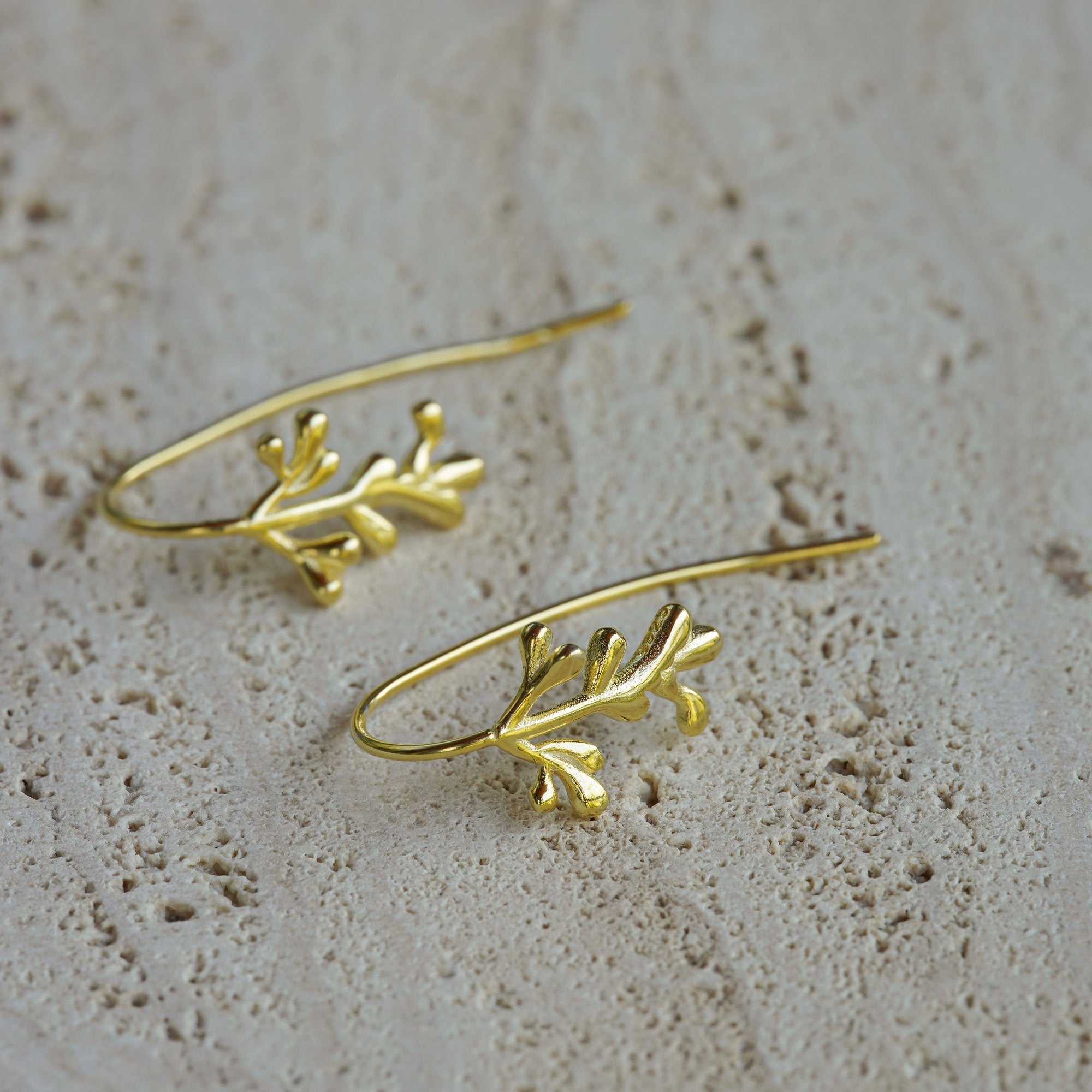 Olive Branch Earrings