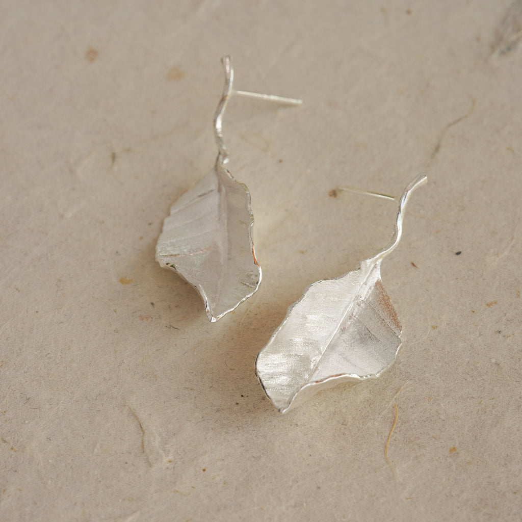 LEAF DROP EARRINGS