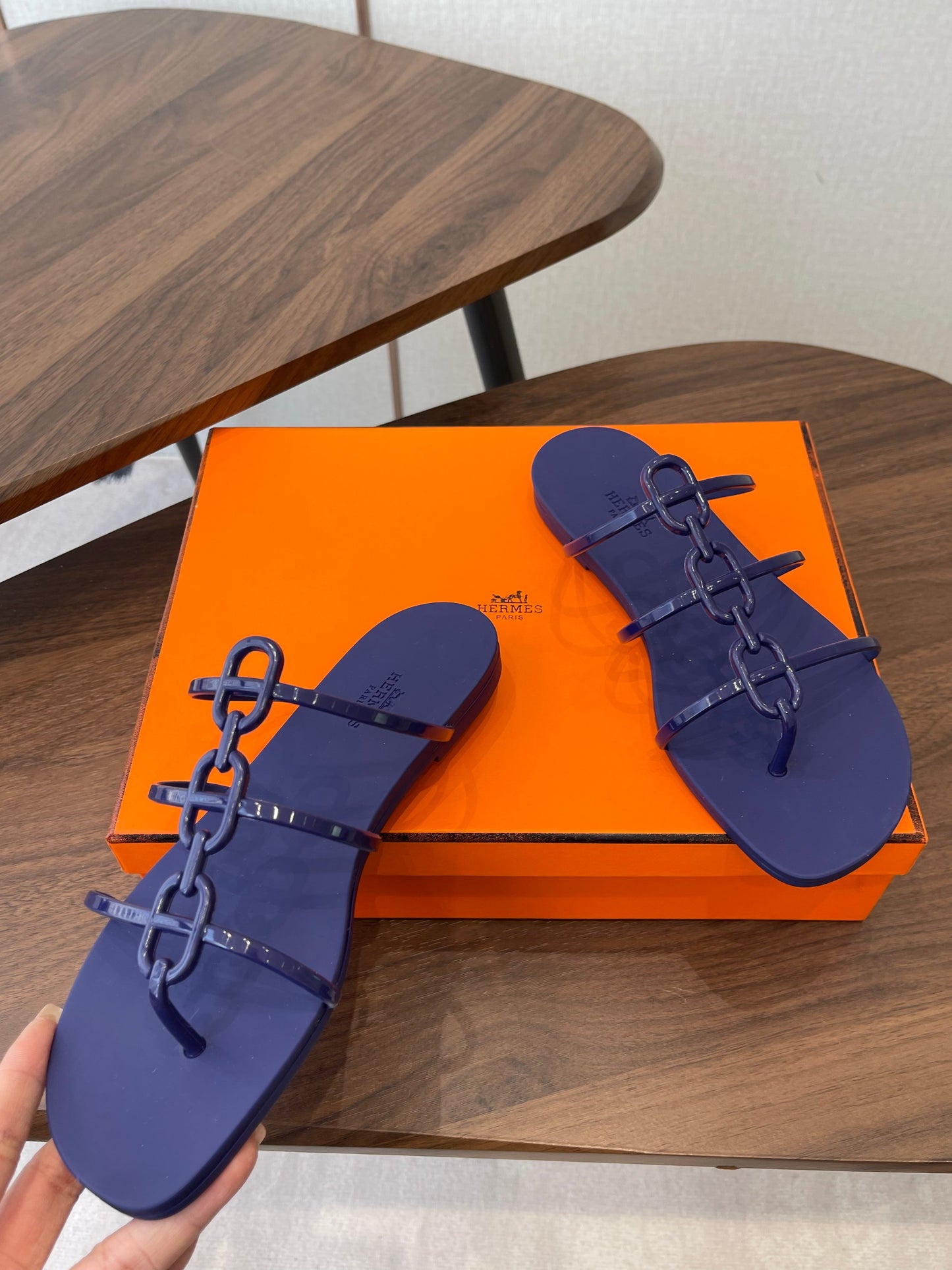 HM Mykonos Sandal Navy Blue TPU 624766