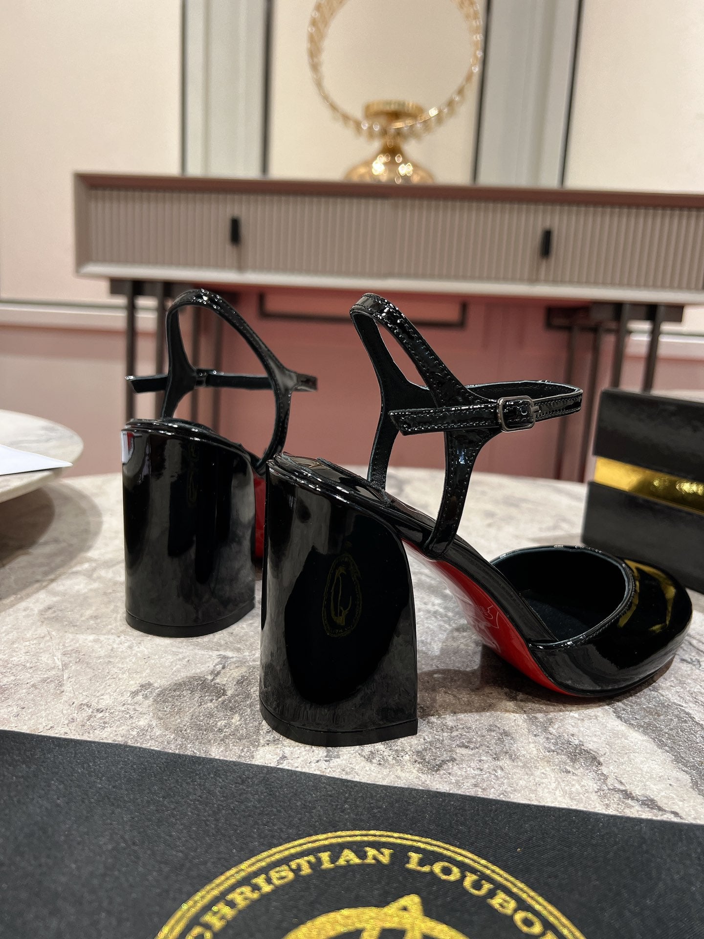 CL Jane Pump 55mm Patent Calf Leather Black