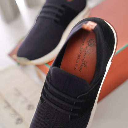 LP 360 TEXTILE FLEXY WALK SNEAKER BLACK WOOL