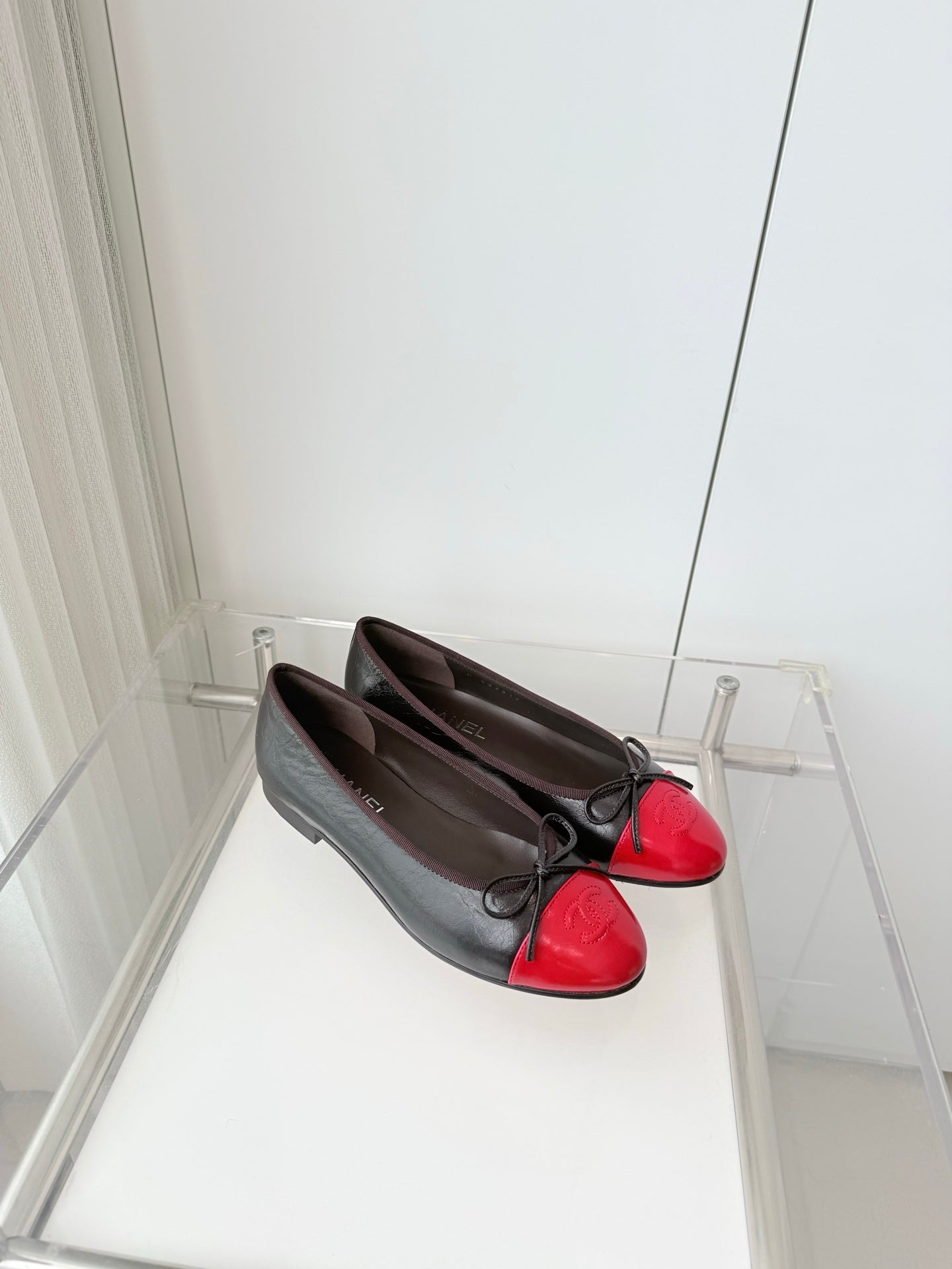 Chanel 2026 Ballet Flat Chocolate Red Lambskin 697409