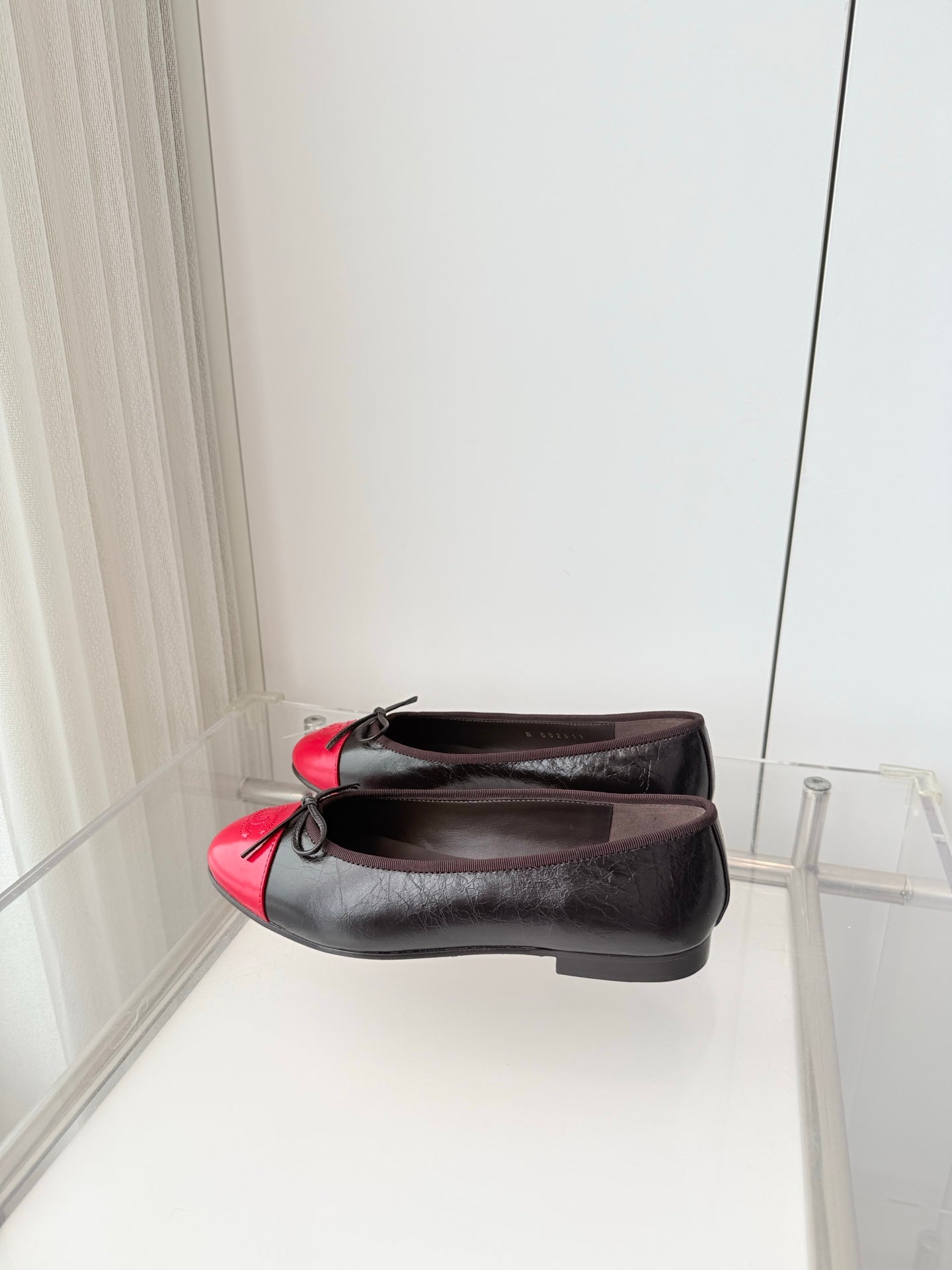 Chanel 2026 Ballet Flat Chocolate Red Lambskin 697409