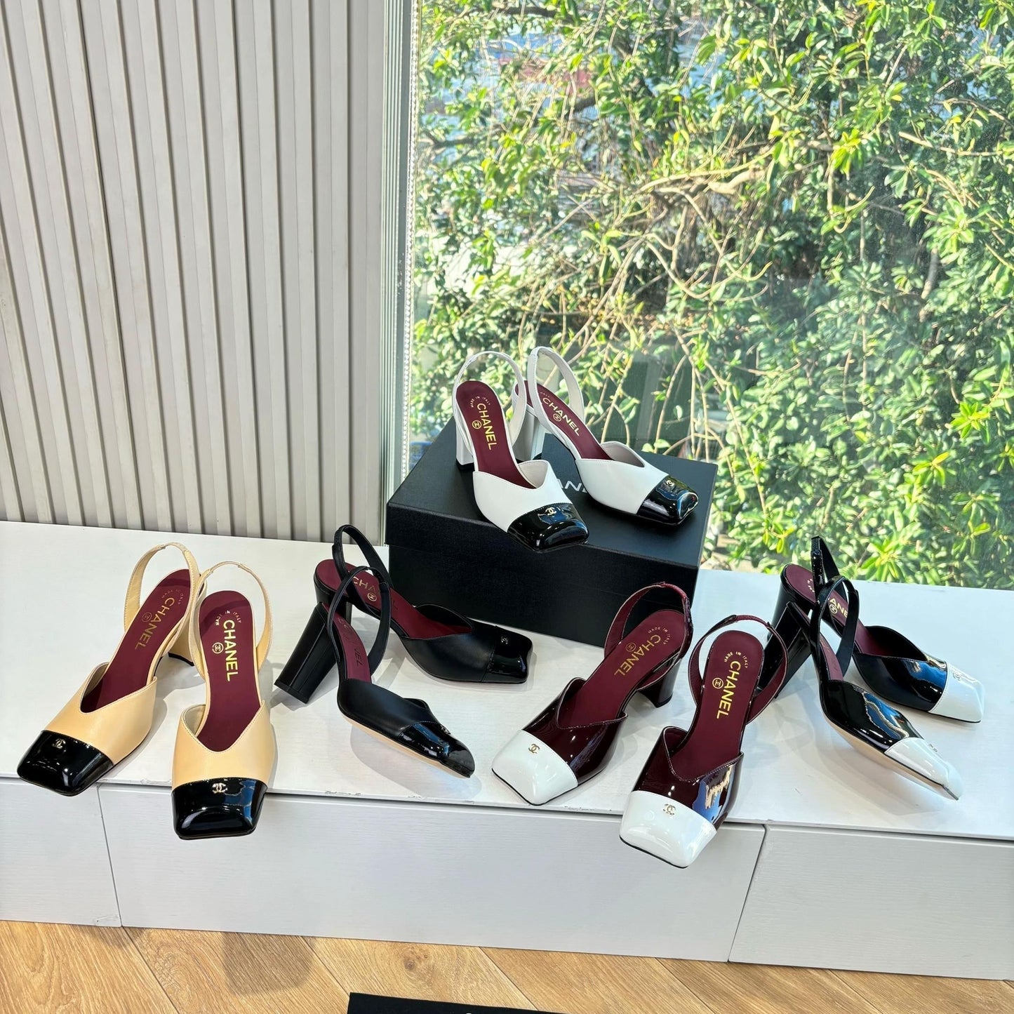 CC SS26 Slingback 9cm Patent Leather