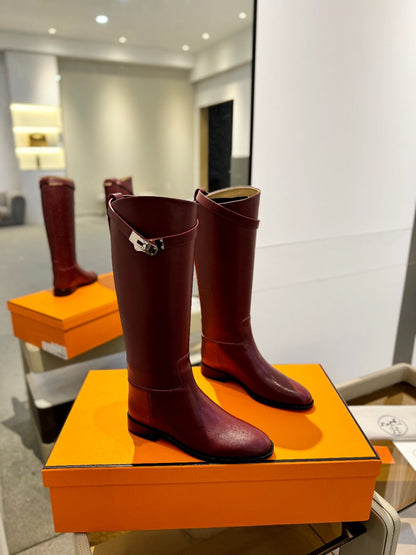 HM Stivali Jumping 20mm Burgundy Cowhide 961662